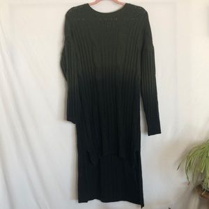 ✨Dark Green High-Low Sweater Dress✨